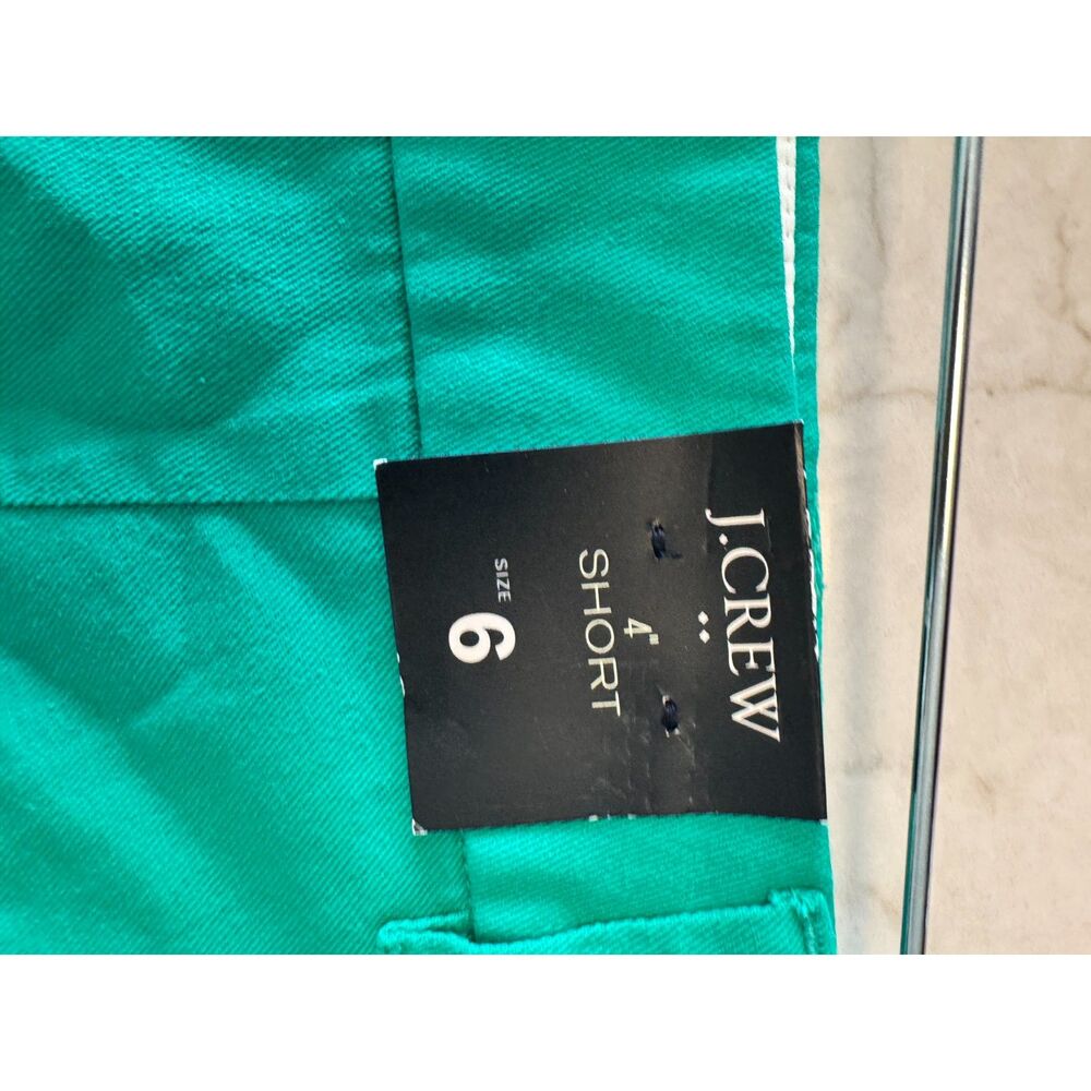 J.Crew Scalloped Edge Shorts • Teal Green • Size 6 • NWT •‎ Preppy - Picture 4 of 5
